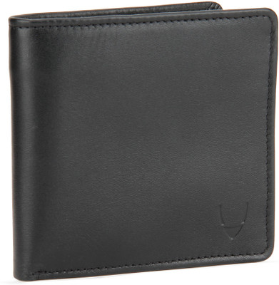 

Hidesign Men Black Genuine Leather Wallet(8 Card Slots)
