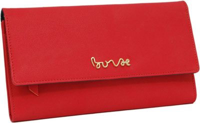 

Borse Women Casual Red Artificial Leather Document Holder