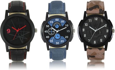 E-Smart J06-02-03-08-COMBO Multicolor Dial analogue Watches for men(Pack Of 3) Watch  - For Men   Watches  (E-Smart)