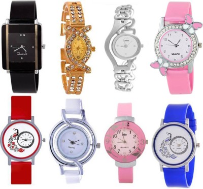 Keepkart New Stylish Combo Gift Set Watches Pack Of-8 For Woman And Girls Watches Watch  - For Women   Watches  (Keepkart)