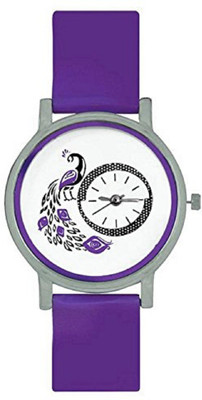

Rage Enterprise New Stylish Purple Riched Men & Women Watch - For Boys & Girls