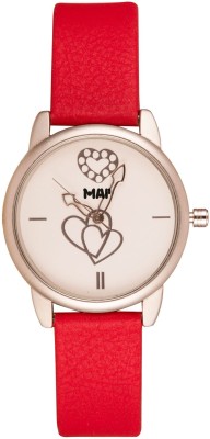 Map Stylish Red Color Heart Dial Women watch MAP09 Heart Series Watch  - For Women   Watches  (Map)