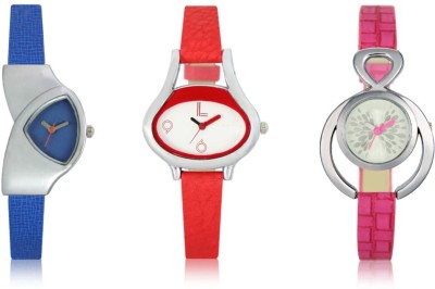 E-Smart J06-0205-0206-0208-COMBO Multicolor Dial analogue Watches for Women (Pack Of 3) Watch  - For Women   Watches  (E-Smart)