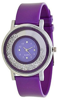 View Rage Enterprise Fancy New Purple Diamond Men & Women Watch  - For Boys & Girls Wrist Watches Price Online(Rage Enterprise)