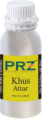 

PRZ Khus Attar For Unisex (30 ML) - Pure Natural Premium Quality Perfume (Non-Alcoholic) Floral Attar(Floral)