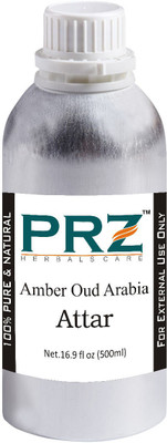 

PRZ Amber Oud Arabian Attar Roll-on For Unisex (500 ML) - Pure Natural Premium Quality Perfume (Non-Alcoholic) Floral Attar(Floral)