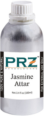 

PRZ Jasmine Attar For Unisex (100 ML) - Pure Natural Premium Quality Perfume (Non-Alcoholic) Floral Attar(Floral)