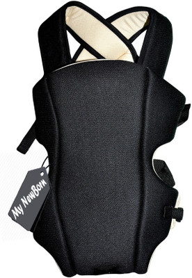 

My New Born Original, premium quality-2 way position, with supportive straps, adjustable belts and cushioned inner seat, leg and arm holes Baby Carrier(Beige, Front Carry facing in)