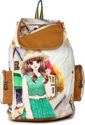 

View Bags Collage bag 8 L Backpack(Multicolor), Multi