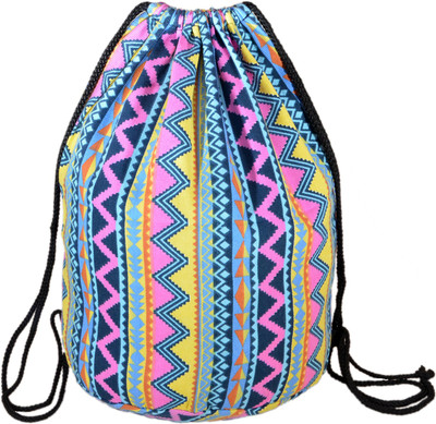 

Instabuyz Sports Backpack / Drawstring Backpack / Stylish Multipurpose Fabric Gym Bags / Teen Yoga Dance Bag / Lightweight Gym Back Bag for Cycling / Hiking / College / Gymback Travel Daypack 3 L Backpack(Multicolor), Multi