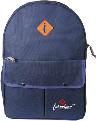 

Interlane intrlane Two Pocket Flep Navy Blue 21Ltr Backpack(Blue, 16 inch)