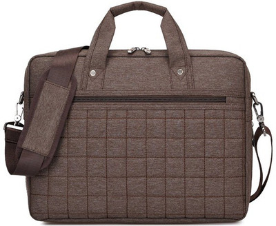

YAOJIN Burnur Series LB02 STYLISH Expendable 15"/15.6" Laptop Notebook Macbook Shoulder Bag Case Briefcase Laptop Bag(Brown)