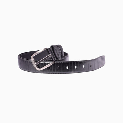 

clothi fashion Men Party Black Artificial Leather Belt