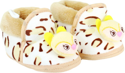 

Neska Moda Cat 0 To 12 Month Baby Booties(Toe to Heel Length - 12 cm Brown)