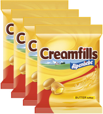

Alpenliebe Butter Toffee, (50 pieces) (Pack of 4) Butter Candy(Pack of 4)