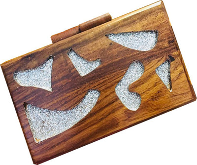 

CRAFTBAZAAR Casual Brown Clutch