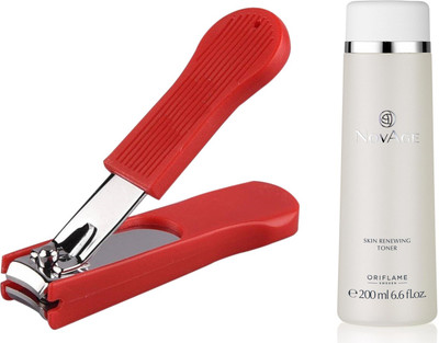 

Oriflame Sweden NovAge Skin Renewing Toner 200ml (32128) With Nail Cutter(Set of 2)