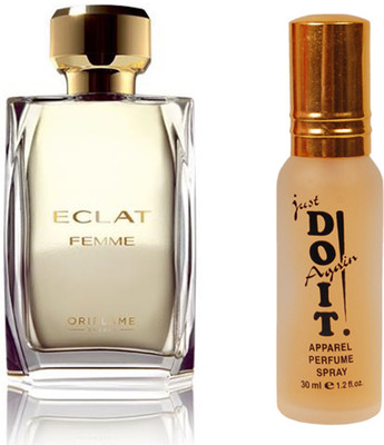 

Oriflame Sweden Eclat Femme Eau de Toilette 50ml (30128)With Just Do it Perfume 30ml(Set of 2)