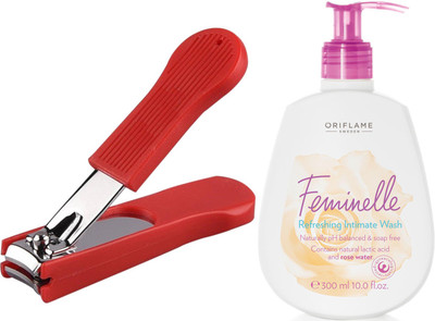 

Oriflame Sweden FEMINELLE Refreshing Intimate Wash 300ml (33022) With Nail Cutter(Set of 2)