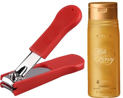 

Oriflame Sweden Milk & Honey Gold Shampoo 200ml (31708) With Nail Cutter(Set of 2)
