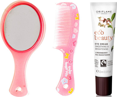 

Oriflame Sweden Ecobeauty Eye Cream 15ml (32200) With Morror Comb Set(Set of 3)