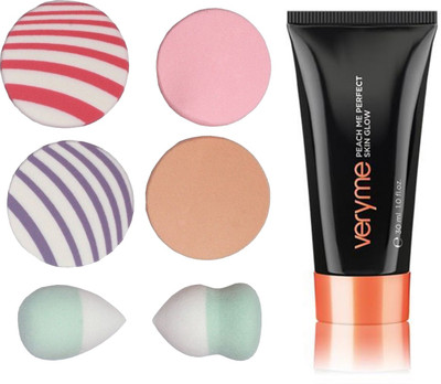

Oriflame Sweden Very Me Peach Me Perfect Skin Glow (Light - 20529) With Puff Sponge(Set of 7)