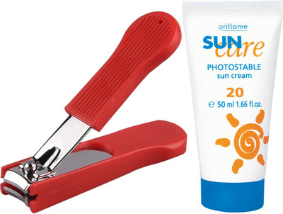 

Oriflame Sweden SUN CARE CREAM SPF 20 (50ml) 1815 With Nail Cutter(Set of 2)