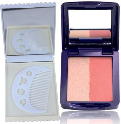 

Oriflame Sweden The ONE IlluSkin Blush 4g (Pink Glow - 30977) With Mirror Comb Set(Set of 3)
