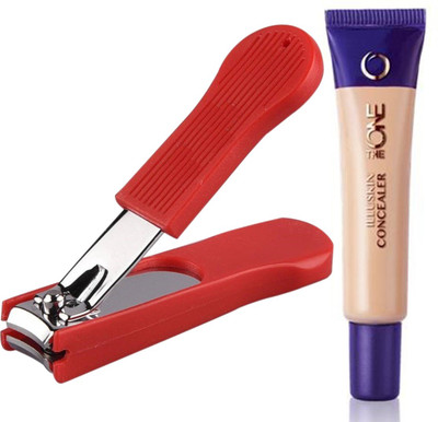 

Oriflame Sweden The ONE IlluSkin Concealer 10ml (Fair Light - 30615) With Nail Cutter(Set of 2)