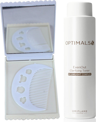 

Oriflame Sweden Optimals Even Out Luminizing Toner 200ml (33225) With Comb Mirror Set(Set of 3)