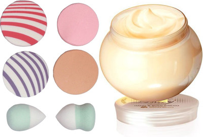 

Oriflame Sweden Milk & Honey Gold nourishing Hand & Body Cream 250ml (31602) With Puff Sponge(Set of 7)