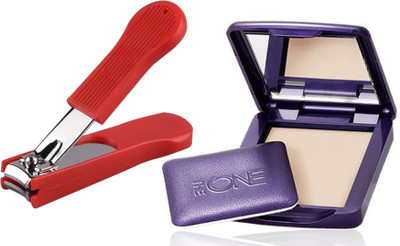 

Oriflame Sweden The ONE IlluSkin Powder 8g (Dark - 30614) With Nail Cutter(Set of 2)