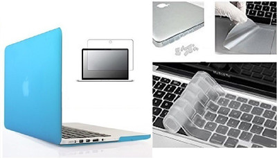 

LUKE MacBook Pro 13" 13.3 inch A1278 / MD101 [with DVD Writer] case cover with Silicone Keyboard Cover, LCD HD Clear Screen Protector and 12pcs Dust plug +Touchpad Protector for MacBook Pro 13" 13.3 inch A1278 / MD101 [with DVD Writer MD102/MD313/MD314/MC