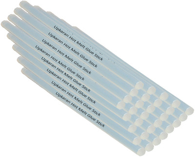 

Upkaran Translucent 11mm Big Hot Melt Glue Sticks (Bunch of 30) for Adhesive Purpose - 30 g