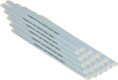 

Upkaran Translucent 11mm Big Hot Melt Glue Sticks (Bunch of 20) for Adhesive Purpose - 20 g