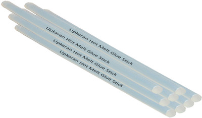 

Upkaran Translucent 11mm Big Hot Melt Glue Sticks (Bunch of 8) for Adhesive Purpose - 8 g