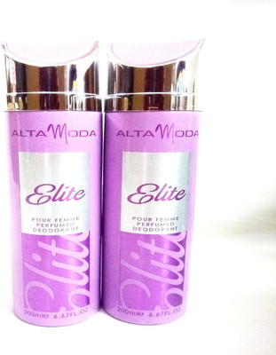 

Alta Moda ELITE Deodorant Spray - For Women(400 ml, Pack of 2)