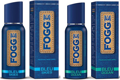 

Fogg BLEU OCEAN FRAGRANT BODY SPRAY 120 ML + BLEU SKIES FRAGRANT BODY SPRAY 120 ML Body Spray - For Men & Women(120 ml, Pack of 2)