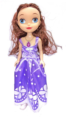 

TALKING GANESHA Beautiful Sophia Fashion doll for girls with Music and lights 25 cms(Blue)