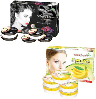 

Alfair Aroma Black Rose Banana Facial Kit 900 g(Set of 2)