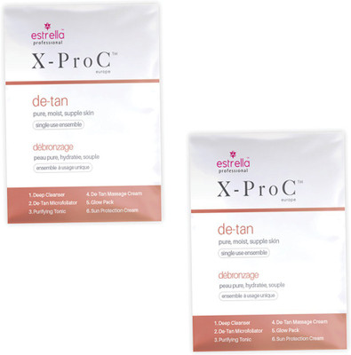 

Estrella X-Pro De-Tan Kit(Pack Of 2) 25 g(Set of 2)