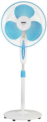 

Usha Mist Air Icy 3 Blade Pedestal Fan(Blue, Pack of 1), Blue;white