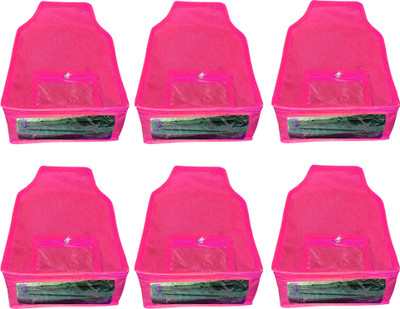 

Atorakushon new and modern stylish dresses covers Non Woven, Blouse , Saree Lahenga cover / Wedding Gift, wardrobe orgniser\Regular Clothes Bag, Vanity pouch Pack Of 6 (Pink) at 6 pcs Blouse Cover Non woven pink(Pink)