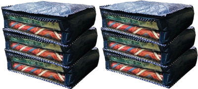 

Kuber Industries Designer Saree Cover,Salwar Suit Cover,Garment Cover,Wardrobe Organiser,Regular Cloth Bag Set Of 6 Pcs (Blue Rexine Waterproof Material) PARACHUTEB07(Blue)