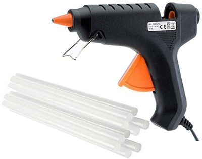 

Yashmit Black 40 Watt With 10 Hot Melt Glue Sticks Standard Temperature Corded Glue Gun(11 mm)