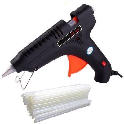 

OKASTA | 100 Watt | HIGH QUALITY |Leak Proof|With 15 STICK Heavy Hot Melt Glue Gun (Multi Color ) For Quick Repairs, Paper & Cloth High-Tech Professional Electronic Standard Temperature Corded Glue Gun(11 mm)