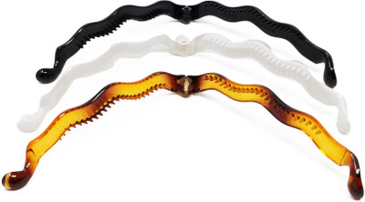 

Evolution Hair Claw banana clips, Big, Assorted Dark Romance Colors, 3 count Banana Clip(Multicolor)