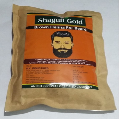 

shagun gold Beard brown color cover your Gray Mustache For Men 400gmx2 Hair Color(green)