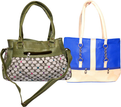RB FASHION Shoulder Bag(Green, Blue), Blue;green