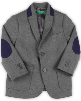 

United Colors of Benetton Full Sleeve Solid Baby Boys Jacket, 501